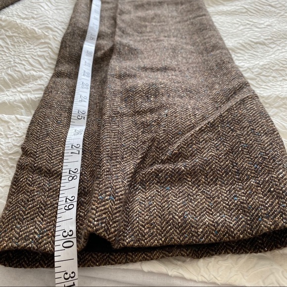 ESPRIT wool/silk blend brown trousers with lining - Picture 9 of 11